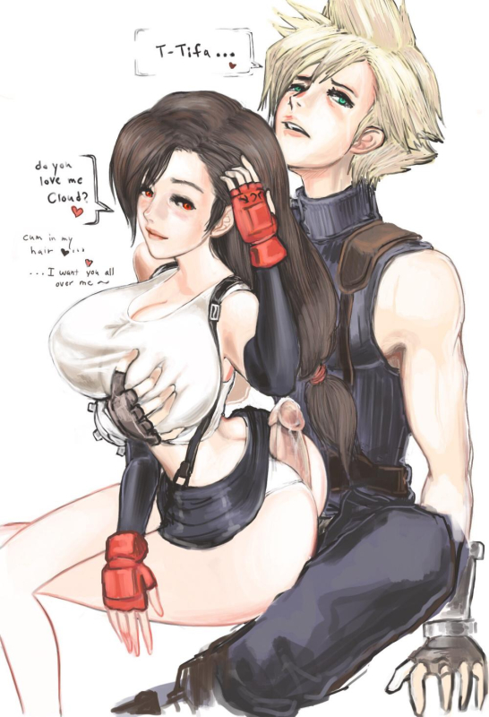 cloud strife+tifa lockhart
