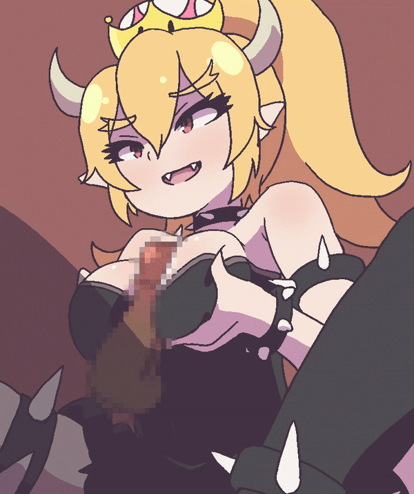 bowsette+mario