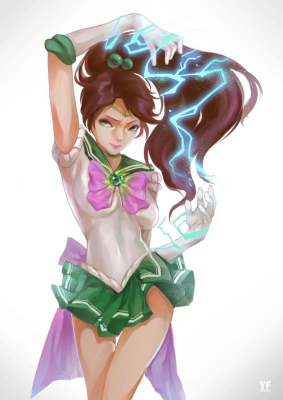 kino makoto+sailor jupiter