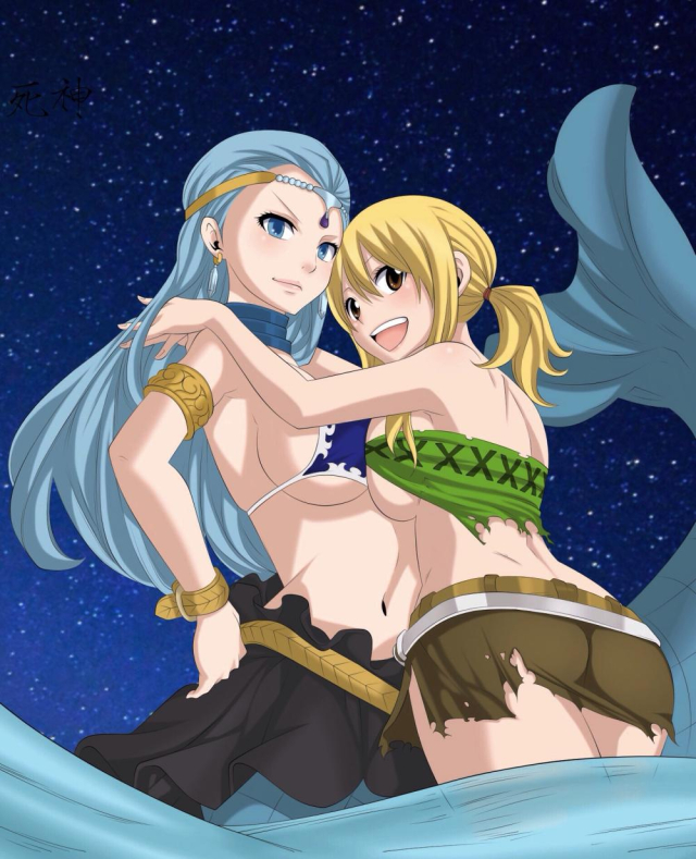 lucy heartfilia+aquarius (fairy tail)