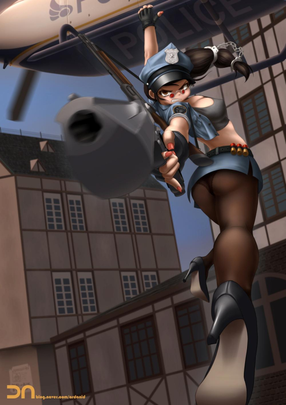 caitlyn (league of legends)+officer caitlyn