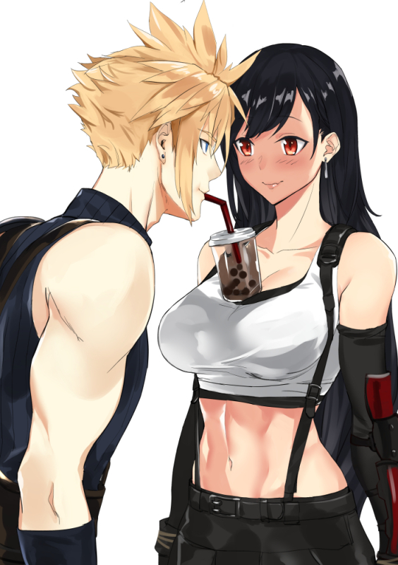 cloud strife+tifa lockhart