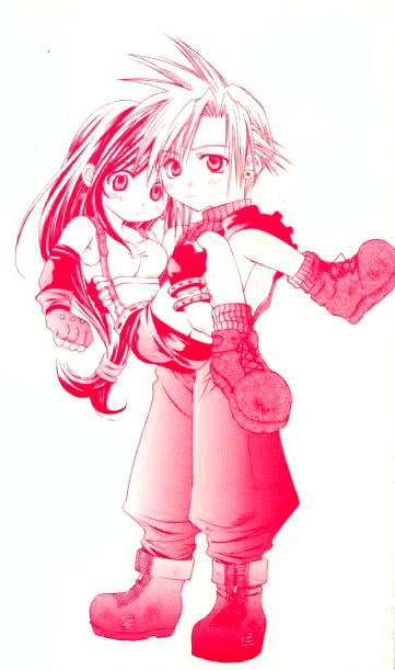 cloud strife+tifa lockhart