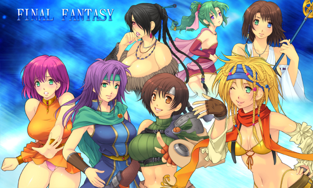 faris scherwiz+lenna charlotte tycoon+lulu (ff10)+rikku+tina branford+yuffie kisaragi+yuna+yuna (ff10)