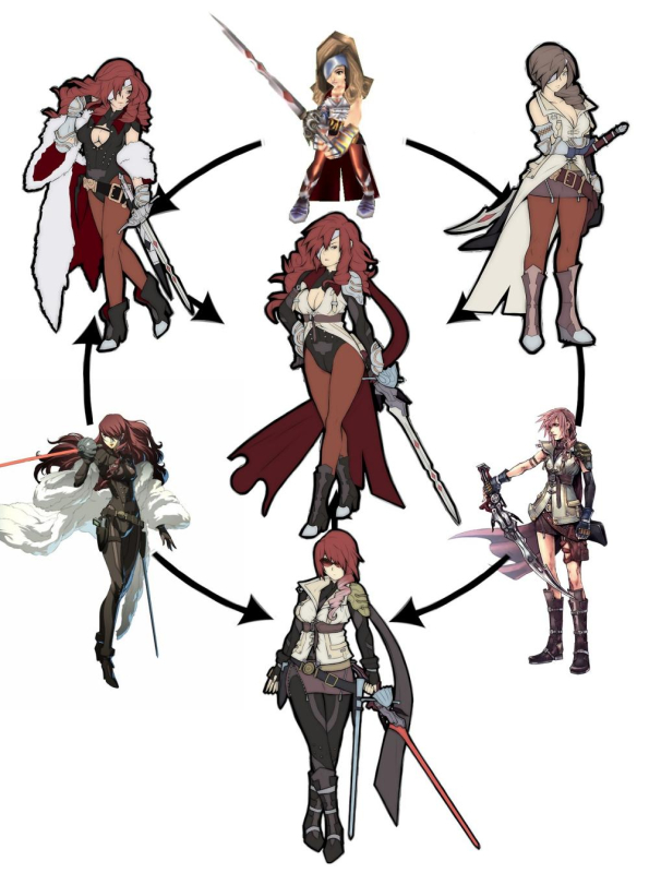 beatrix+kirijou mitsuru+lightning farron