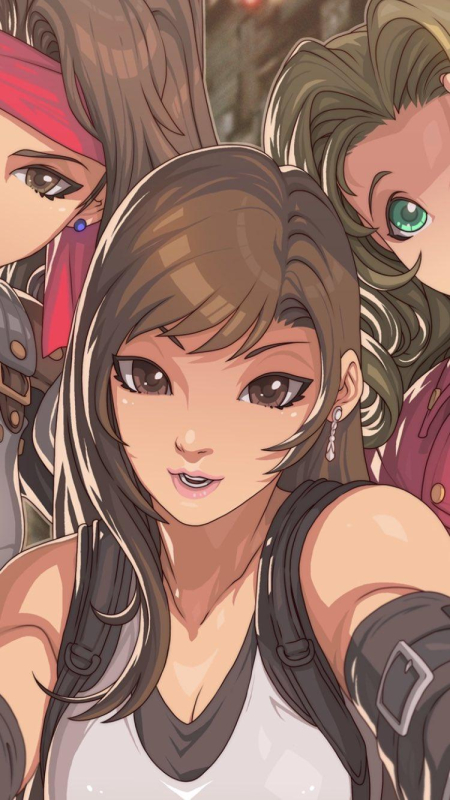 aerith gainsborough+jessie rasberry+tifa lockhart