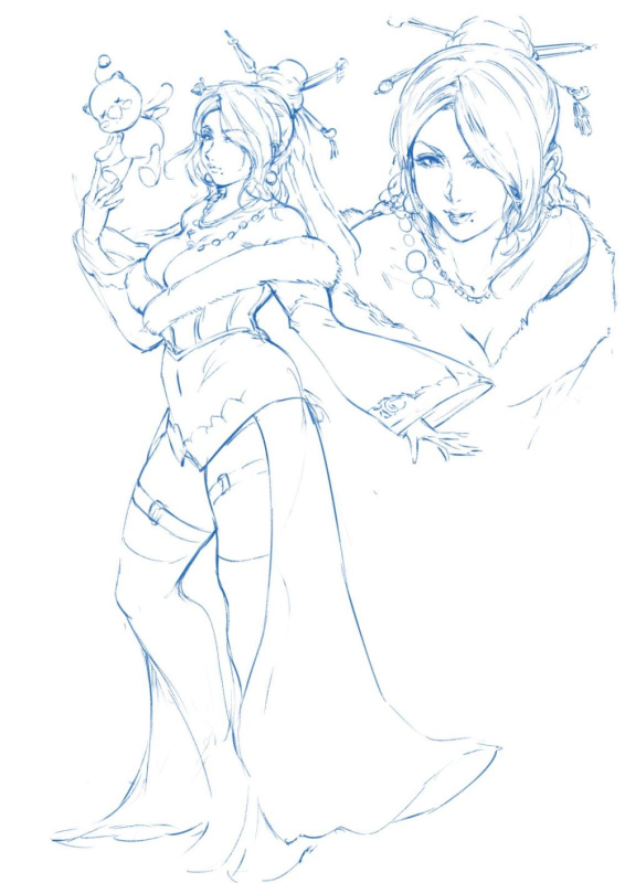 koopa+lulu (ff10)+moogle