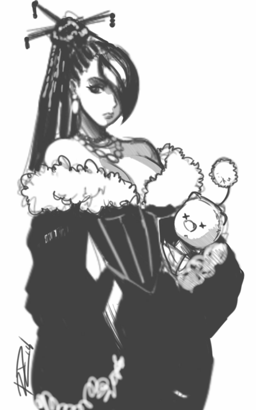 lulu (ff10)+moogle