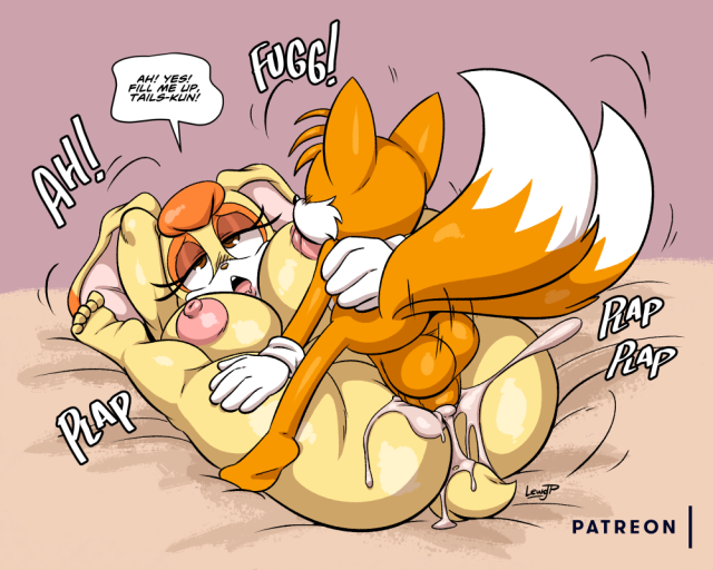 miles prower+vanilla the rabbit