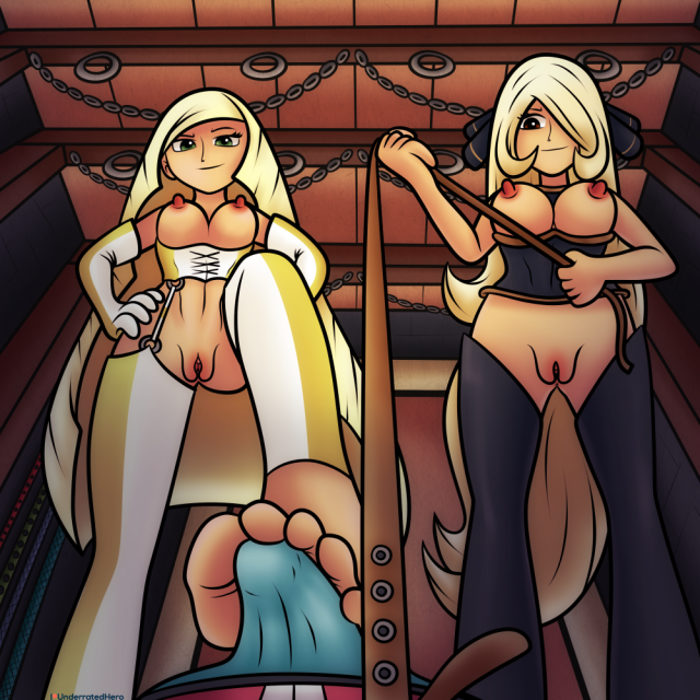 aether foundation+cynthia (pokemon)+lusamine (pokemon)