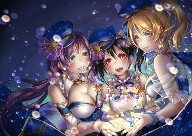 yazawa nico+toujou nozomi+ayase eli