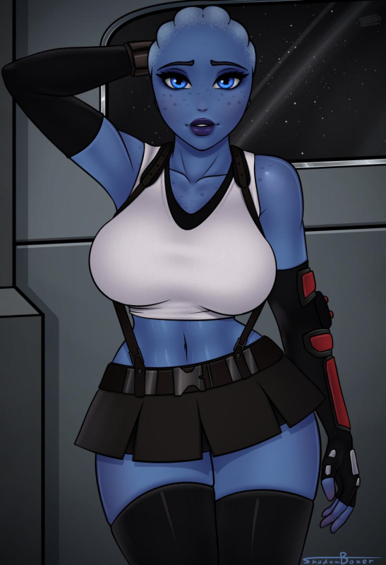 asari+liara t'soni+tifa lockhart