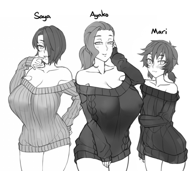 ayako (twrlare)+mari (twrlare)+saya (twrlare)