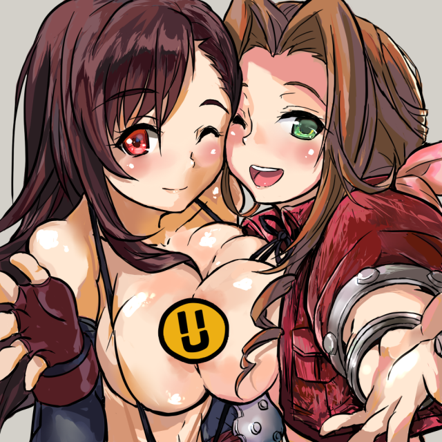 aerith gainsborough+tifa lockhart