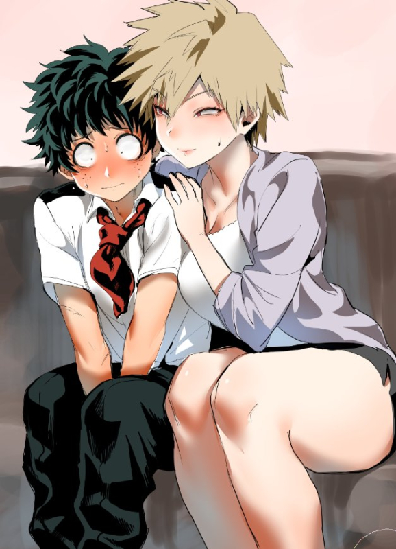 bakugou mitsuki+midoriya izuku