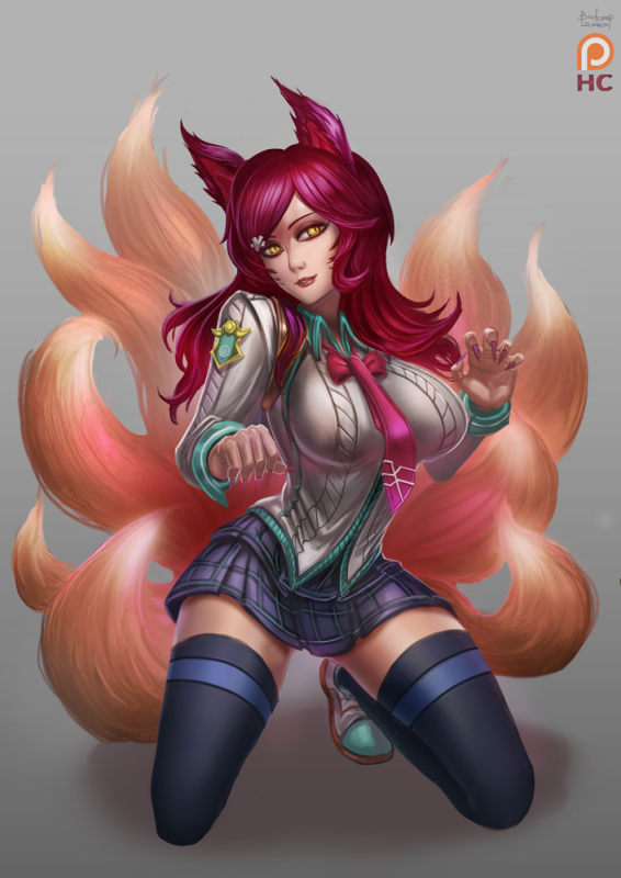 ahri+academy ahri (league of legends)