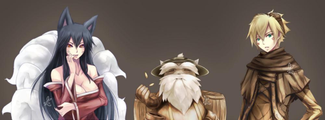 ahri+ezreal (league of legends)