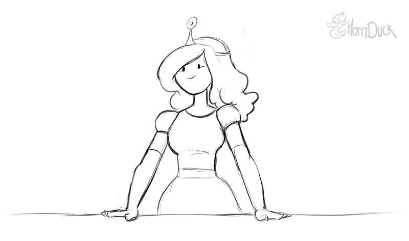 finn the human+princess bubblegum