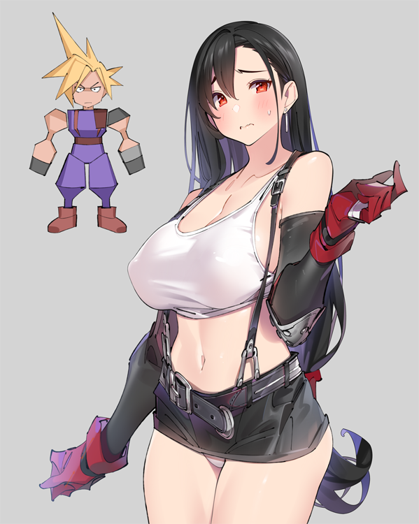 cloud strife+tifa lockhart