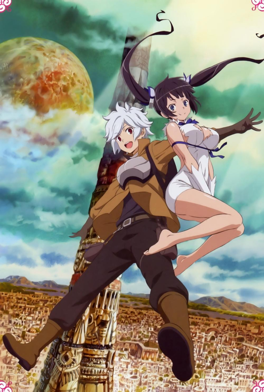 hestia (danmachi)+bell cranel