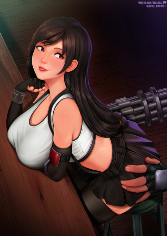 barret wallace+tifa lockhart