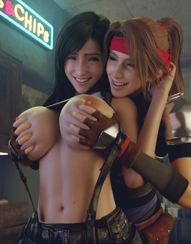 jessie rasberry+tifa lockhart