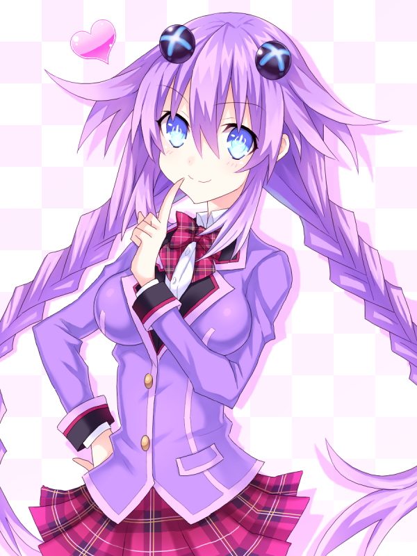 purple heart+neptune (choujigen game neptune)