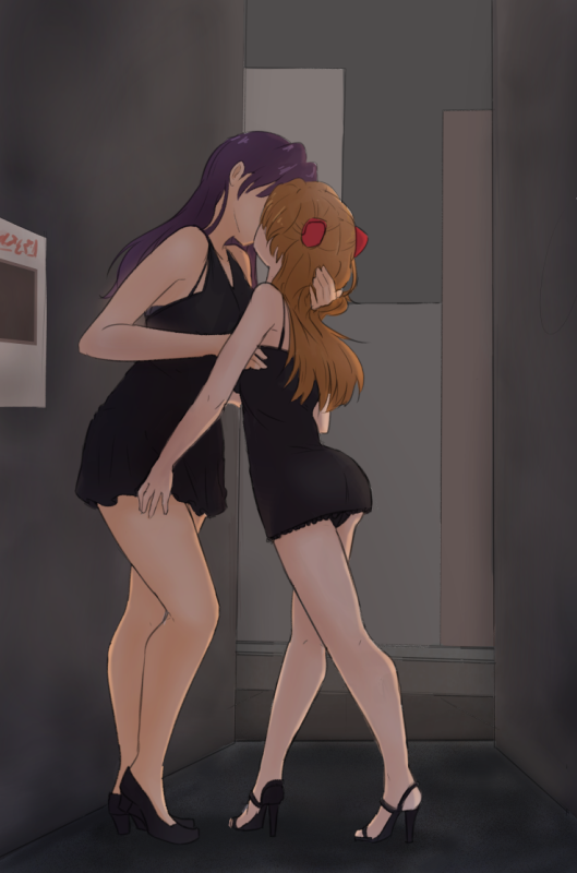 soryu asuka langley+katsuragi misato