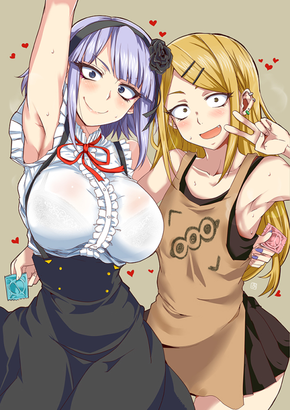 shidare hotaru+endou saya (dagashi kashi)