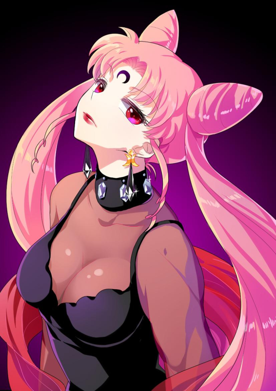 chibiusa+black lady