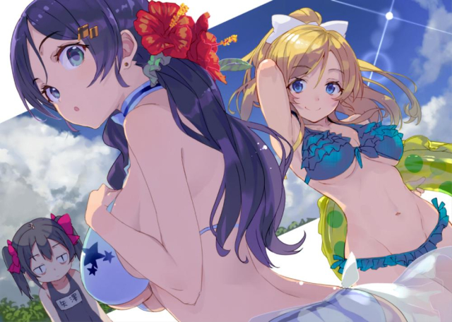 yazawa nico+toujou nozomi+ayase eli