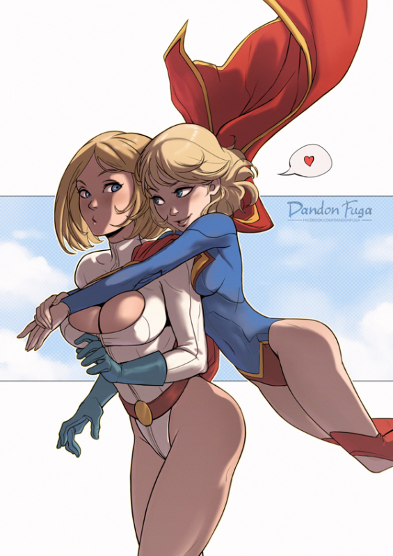 supergirl+power girl