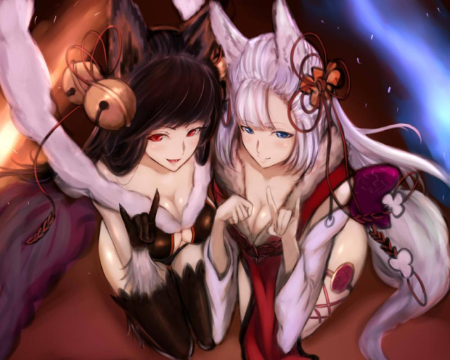 yuel (granblue fantasy)+socie (granblue fantasy)