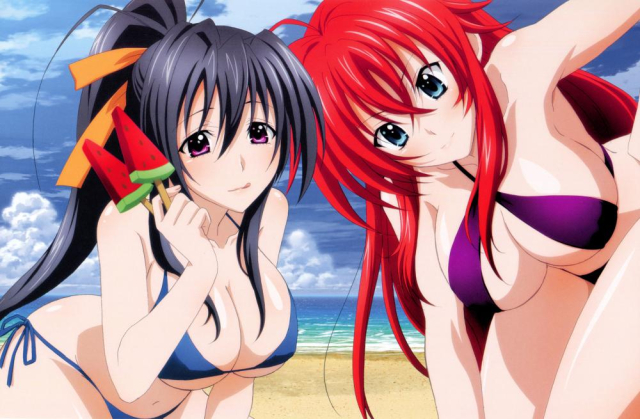 rias gremory+himejima akeno
