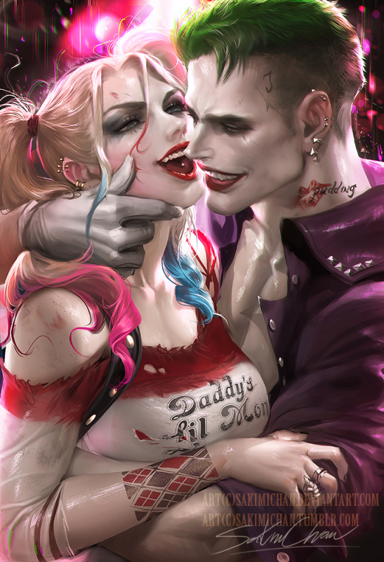 harley queen+the joker