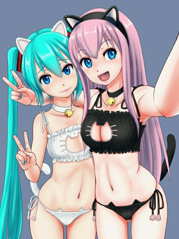 hatsune miku+megurine luka