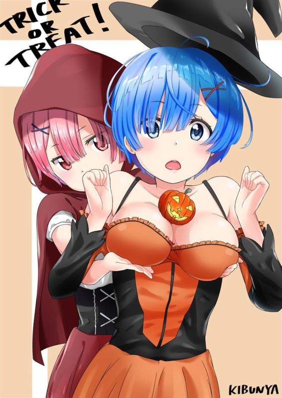rem (re zero)+ram (re zero)