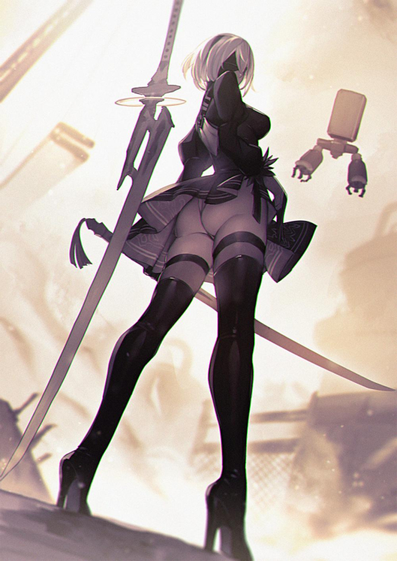 yorha no. 2 type b+pod (nier automata)