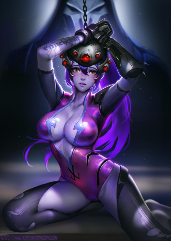 widowmaker (overwatch)+reaper (overwatch)