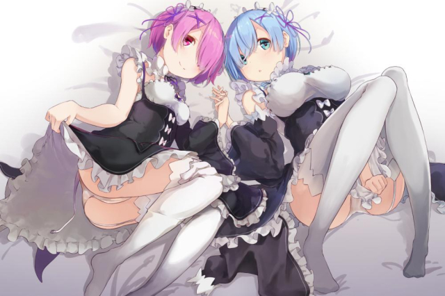 rem (re zero)+ram (re zero)