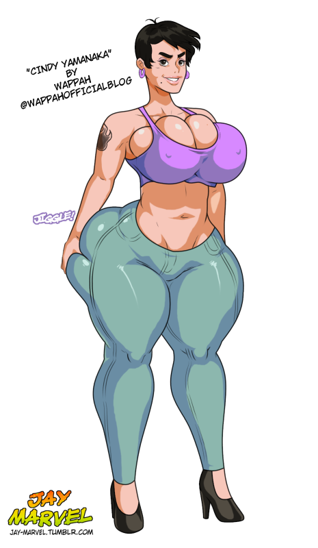 cindy yamanaka (wappah)+original character