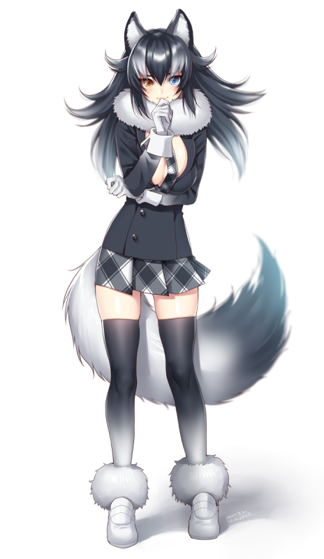 grey wolf (kemono friends)