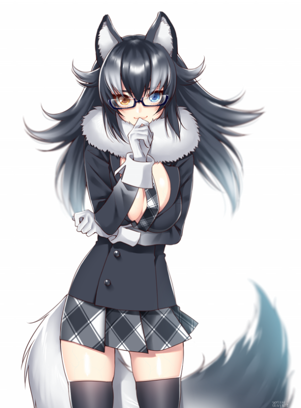 grey wolf (kemono friends)