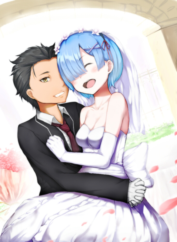 rem (re zero)+natsuki subaru