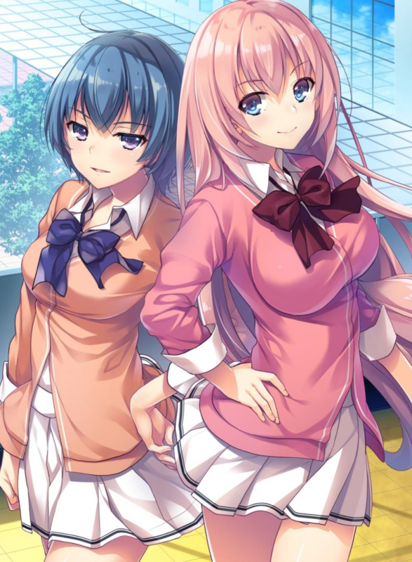 ichinose honami (youjitsu)+ibuki mio