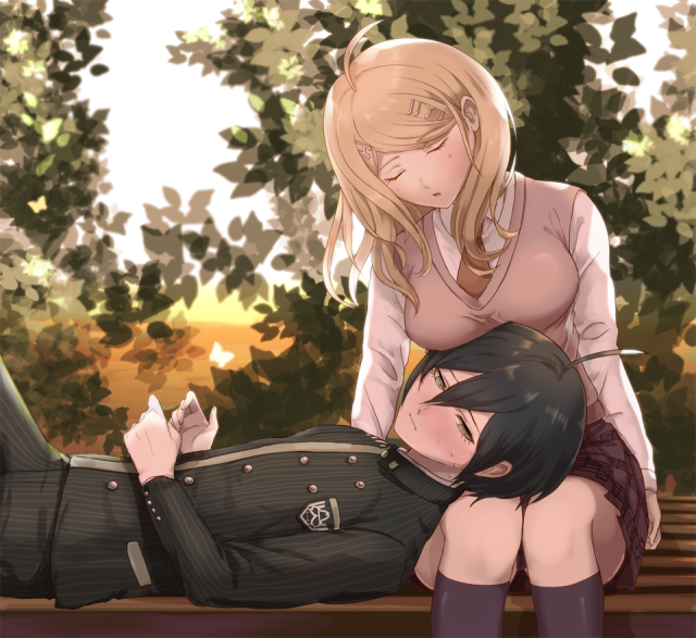 saihara shuuichi+akamatsu kaede