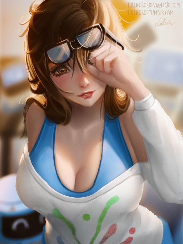 mei (overwatch)+snowball (overwatch)+rise and shine mei