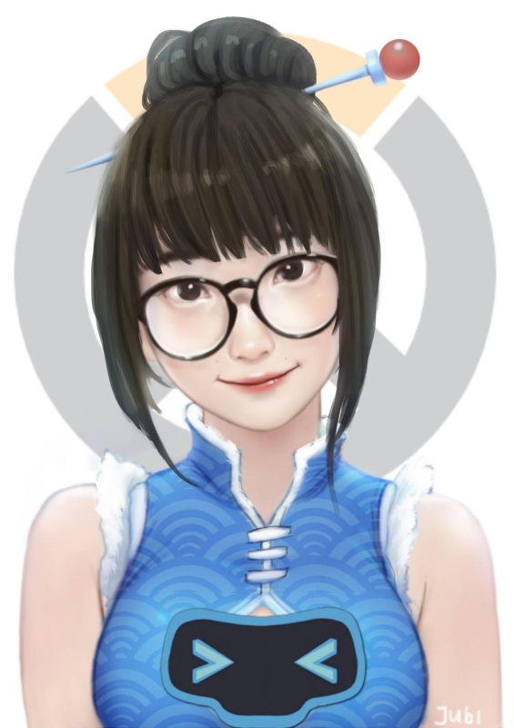 mei (overwatch)+yali zhang