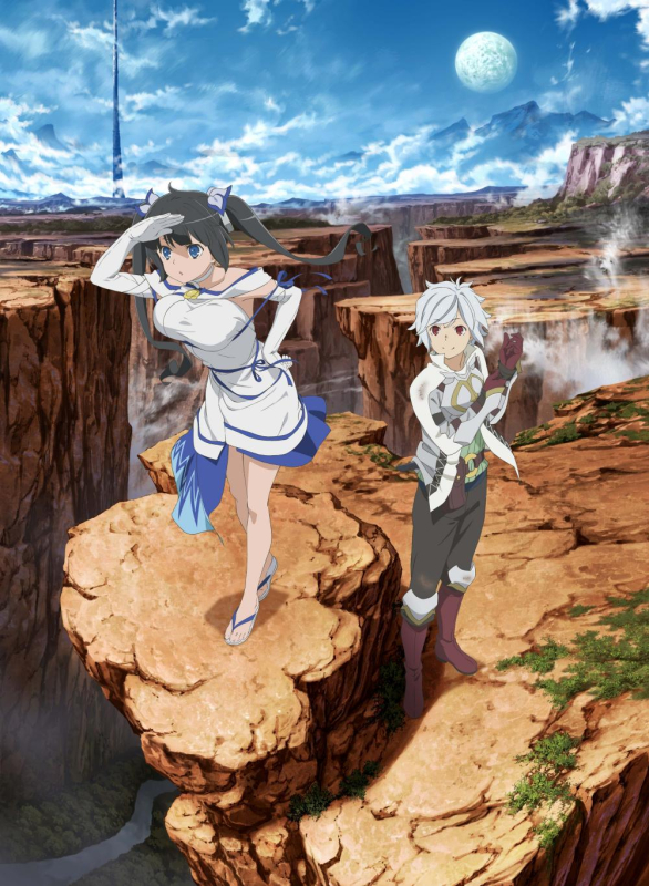 hestia (danmachi)+bell cranel