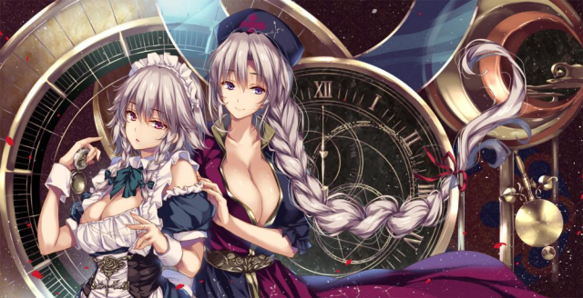 izayoi sakuya+yagokoro eirin